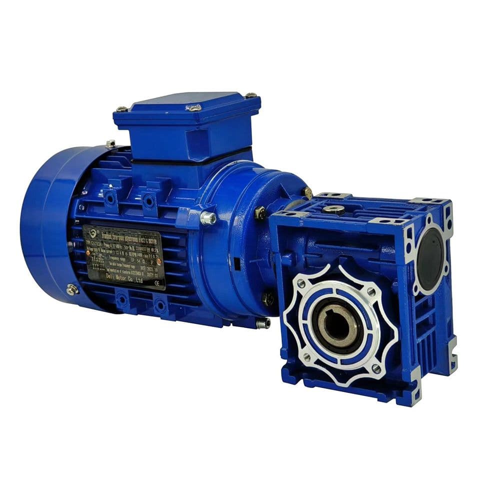 NMRV WORM GEAR BOX FOR FABRIC SHRINKING FORMING M/C