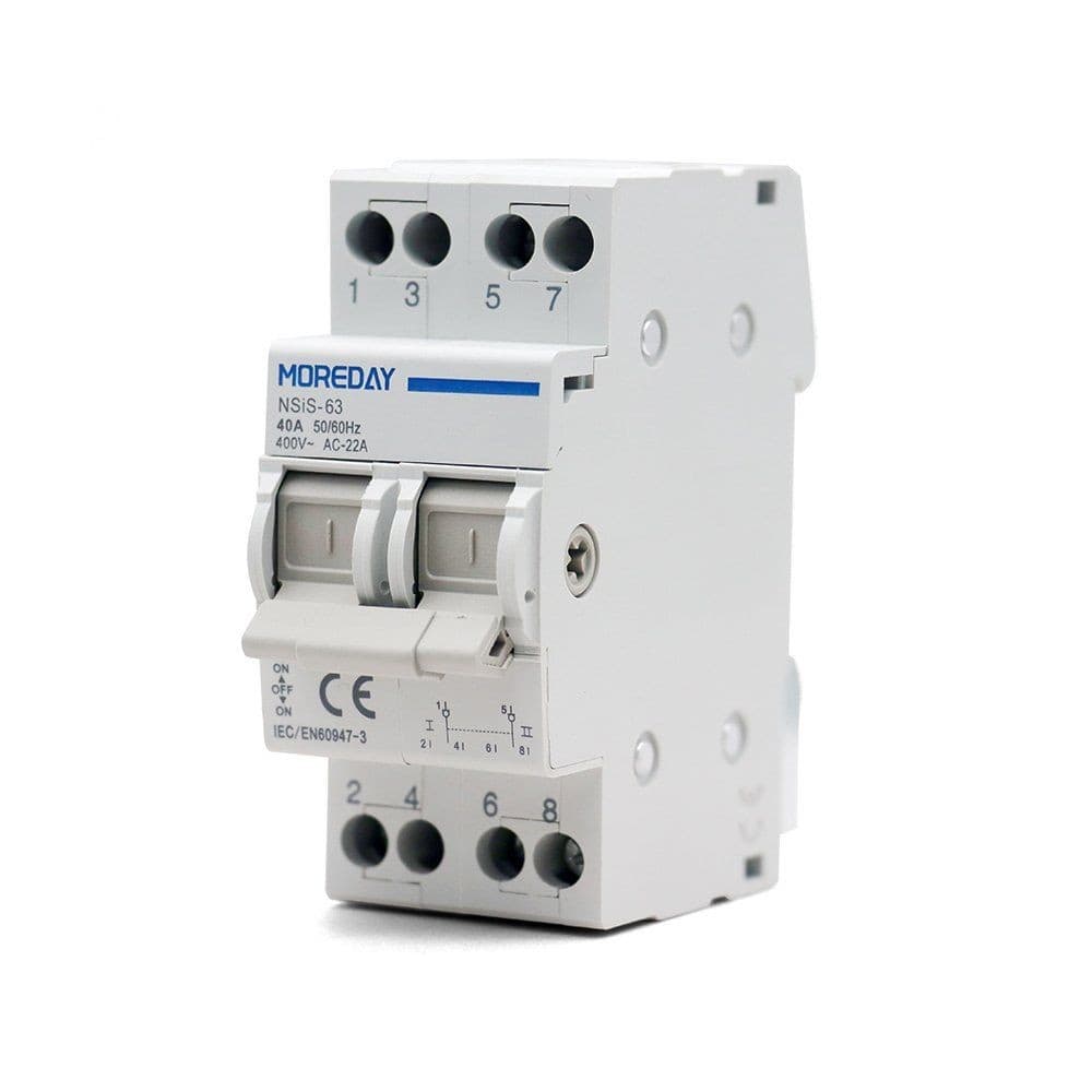 ISOLATOR SWITCH-4 POLE -40A - Printing Conveyor Dryer, As per Sample, Delixi Brand