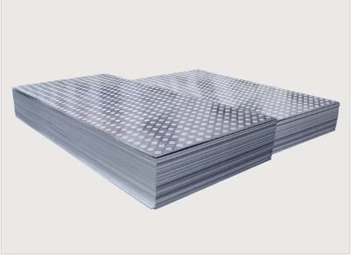 MS CHECKER PLATE STAIR STEPS-2 INC X 10 INC X 2 INC [LENGTH-4 FEET-0 INC X 4 MM]