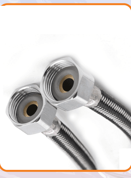 SS FLEXIBLE PIPE-1/2 INC L-26 INCH [SOCKET TYPE]