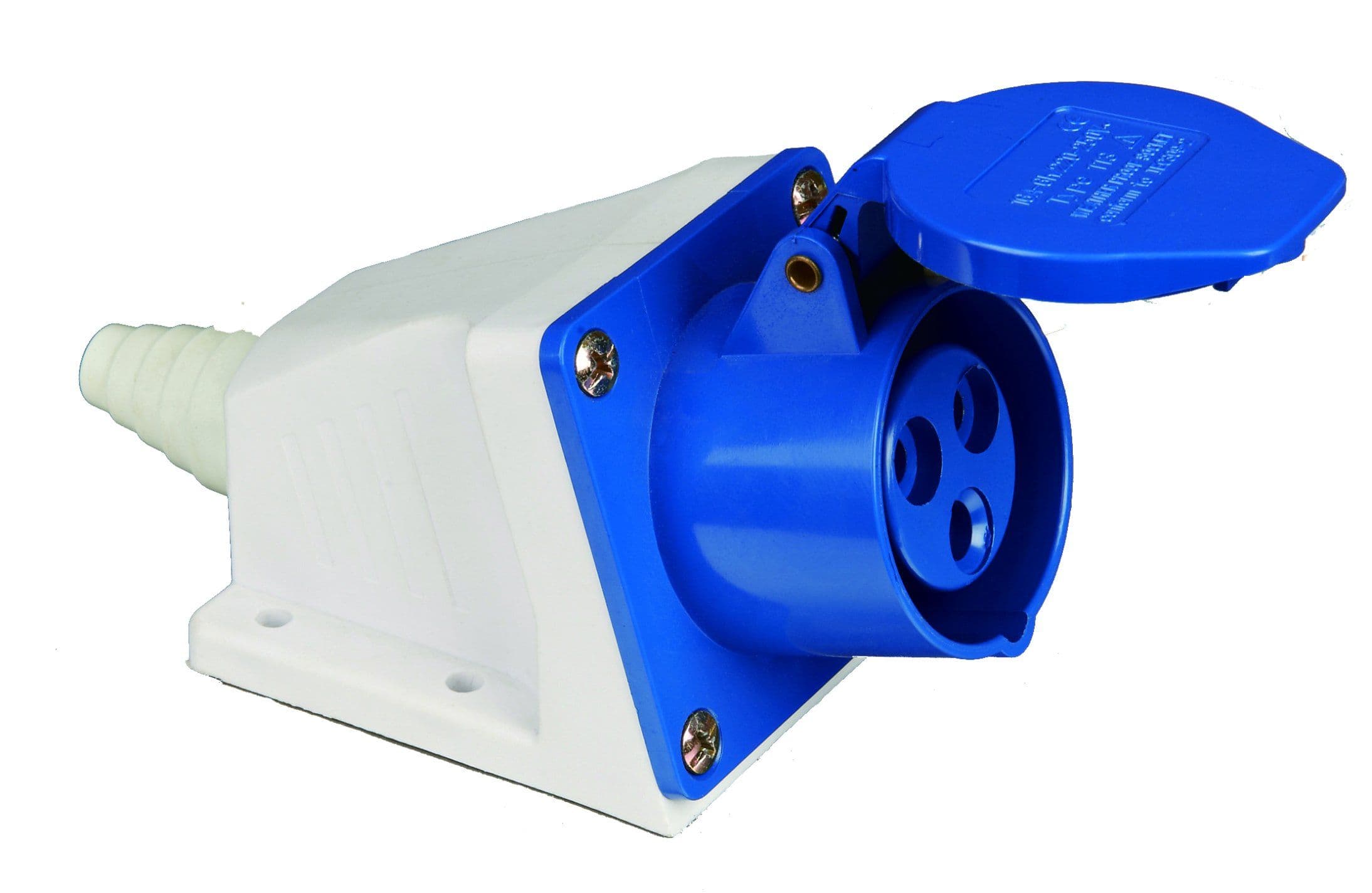MALE FEMALE SOCKET-63A, 3 PHASE LINE-400 VOLT