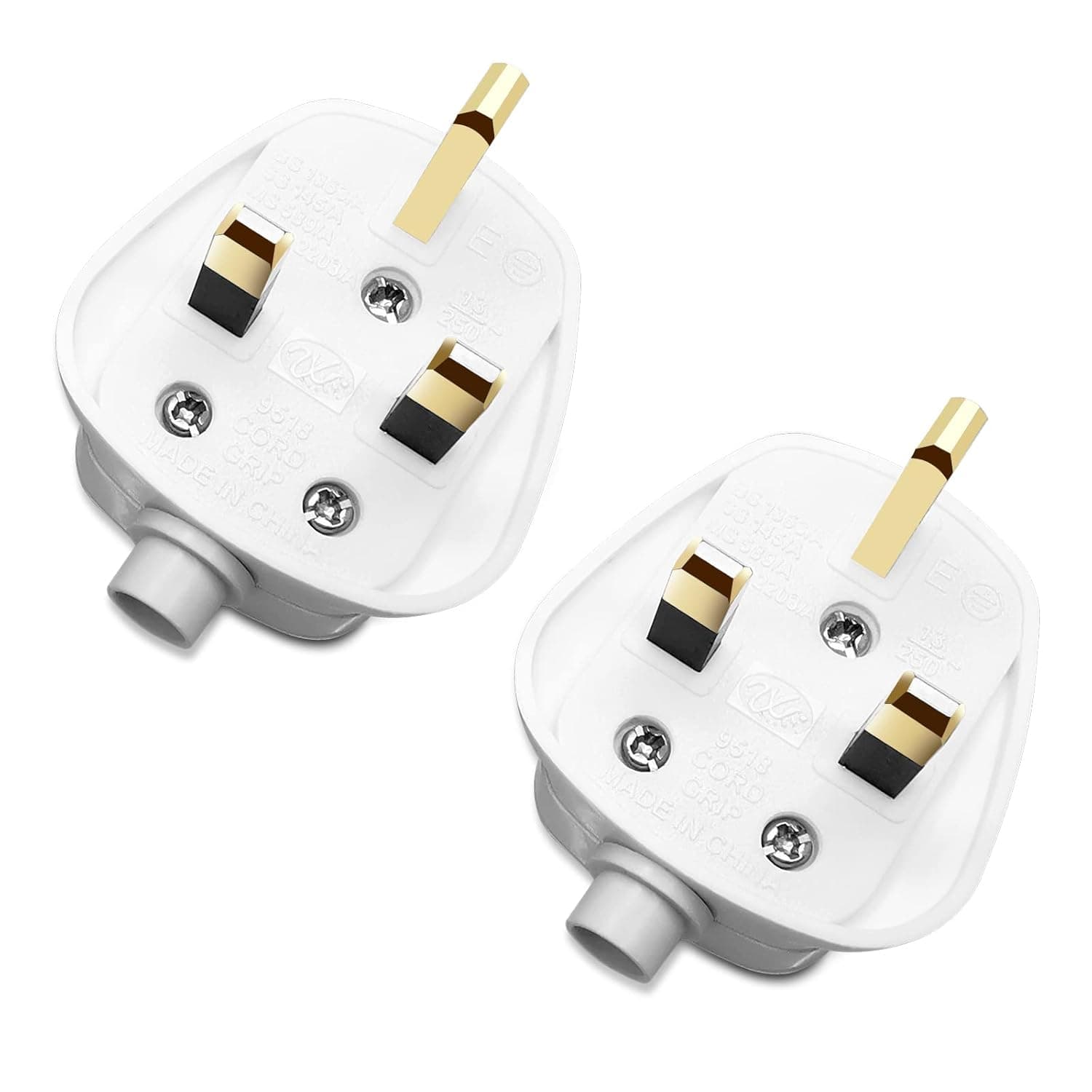 Plug Three Pin Flat-13A, Fuse inside type,Brand: Super Star, Best Quality