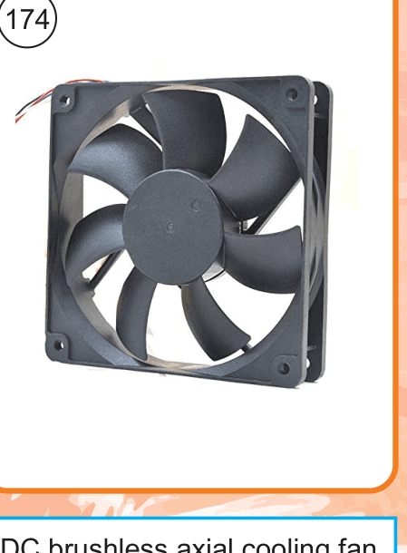 COOLING FAN-24V DC,2.5 INC, QG