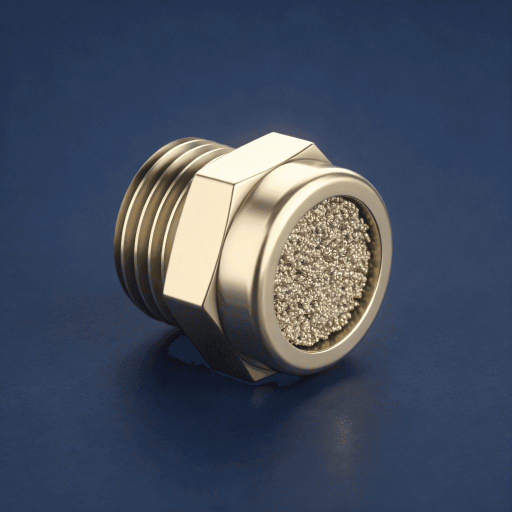 BRONZE AIR SILENCER-1/4 THREAD