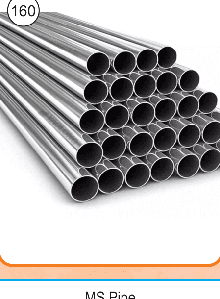 MS PIPE 1/2 INC, Shimless, Thin, (13 Pcs Pipe @20 Feet)