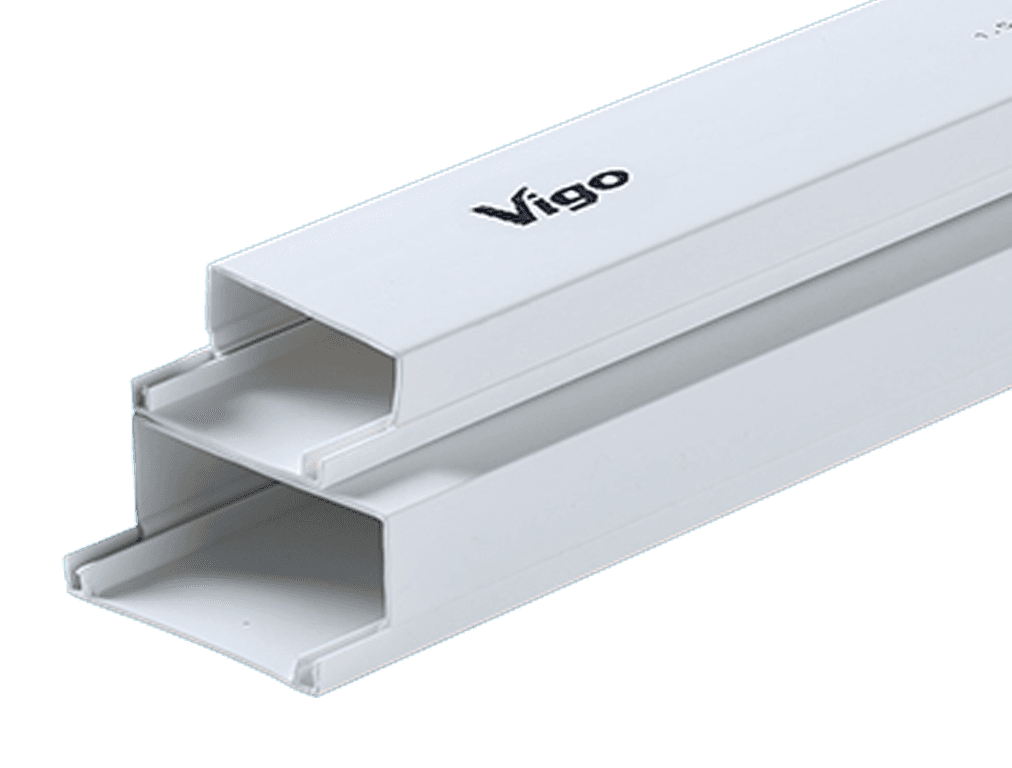 PVC CHANNEL 1 INC , White-RFL