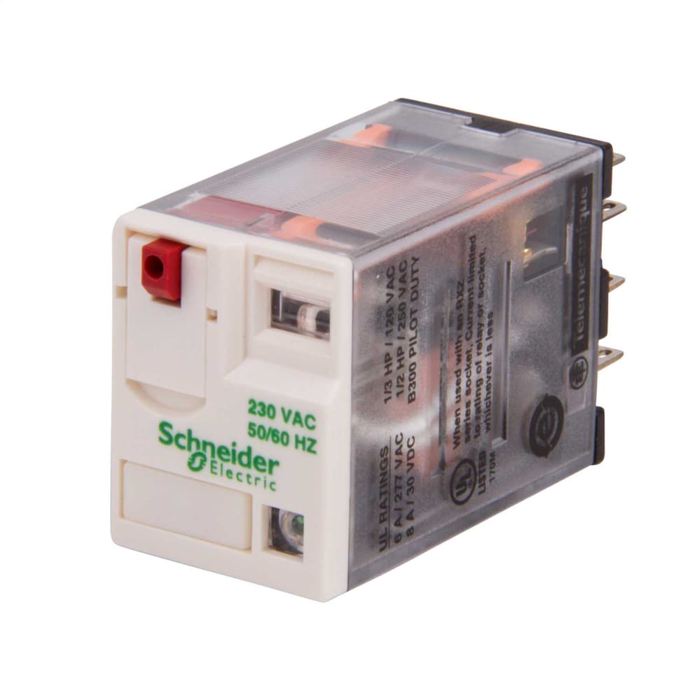 RELAY-14PIN 220V AC, Schneider, Lock Type