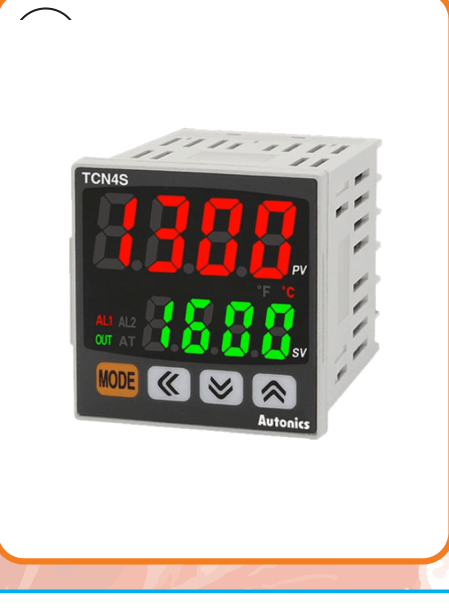 TEMPERATURE CONTROLLER, TYPE-PT 100, AC-220V, MAX TEMP-650 DEGREE CELCIUS, 4 X 2 INCH