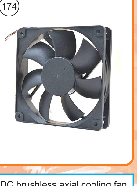 COOLING FAN 220V AC-4.5 INC, Brand: Gatco