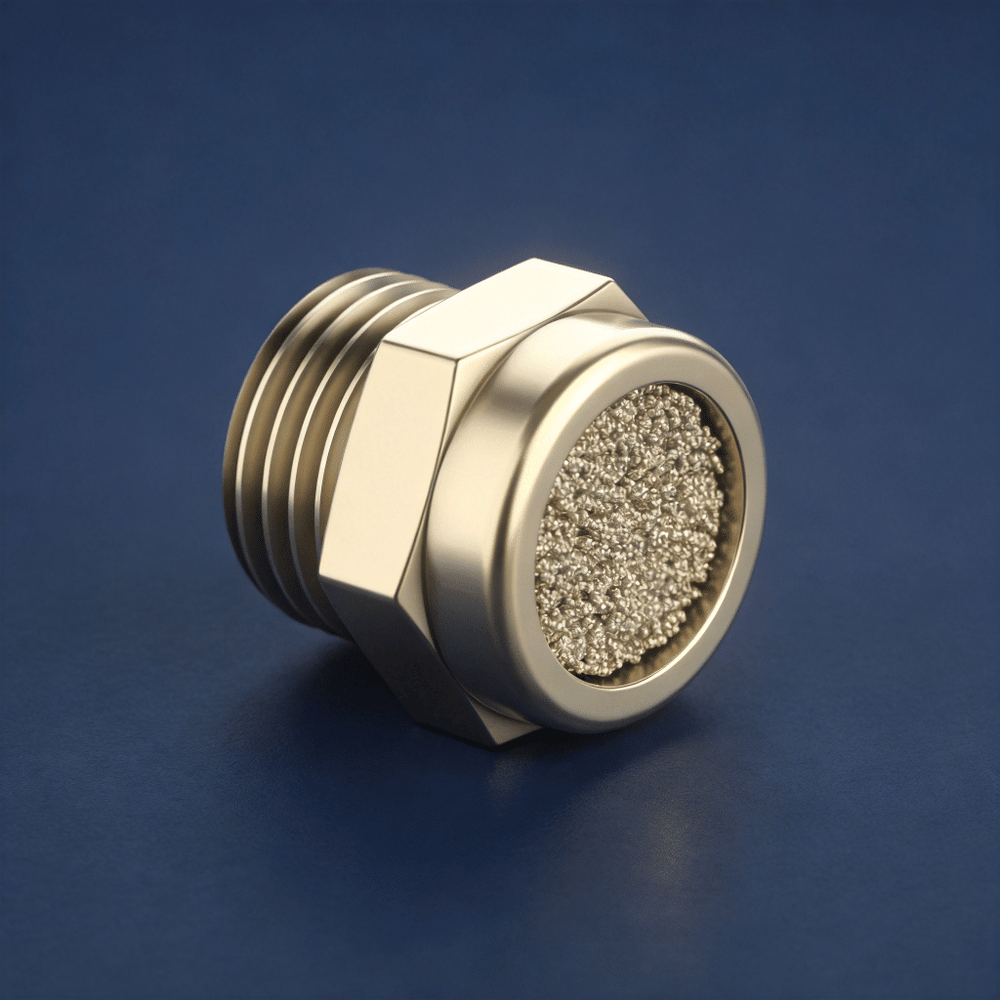 BRONZE AIR SILENCER-1/4 THREAD