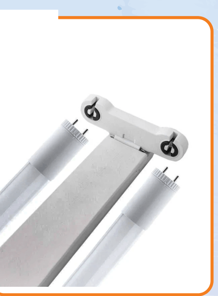 TUBE LIGHT HOLDER SINGLE FOR-4 FEET