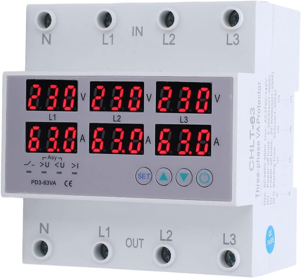 3 PHASE 4 WIRE DIRECT CURRENT STATIC ENERGY METER